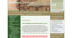 Desktop Screenshot of middlesexvermont.org